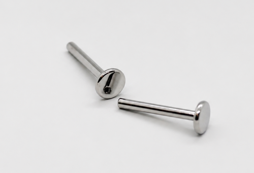 ASTM F136 Titanium Internally Threaded Labret Posts